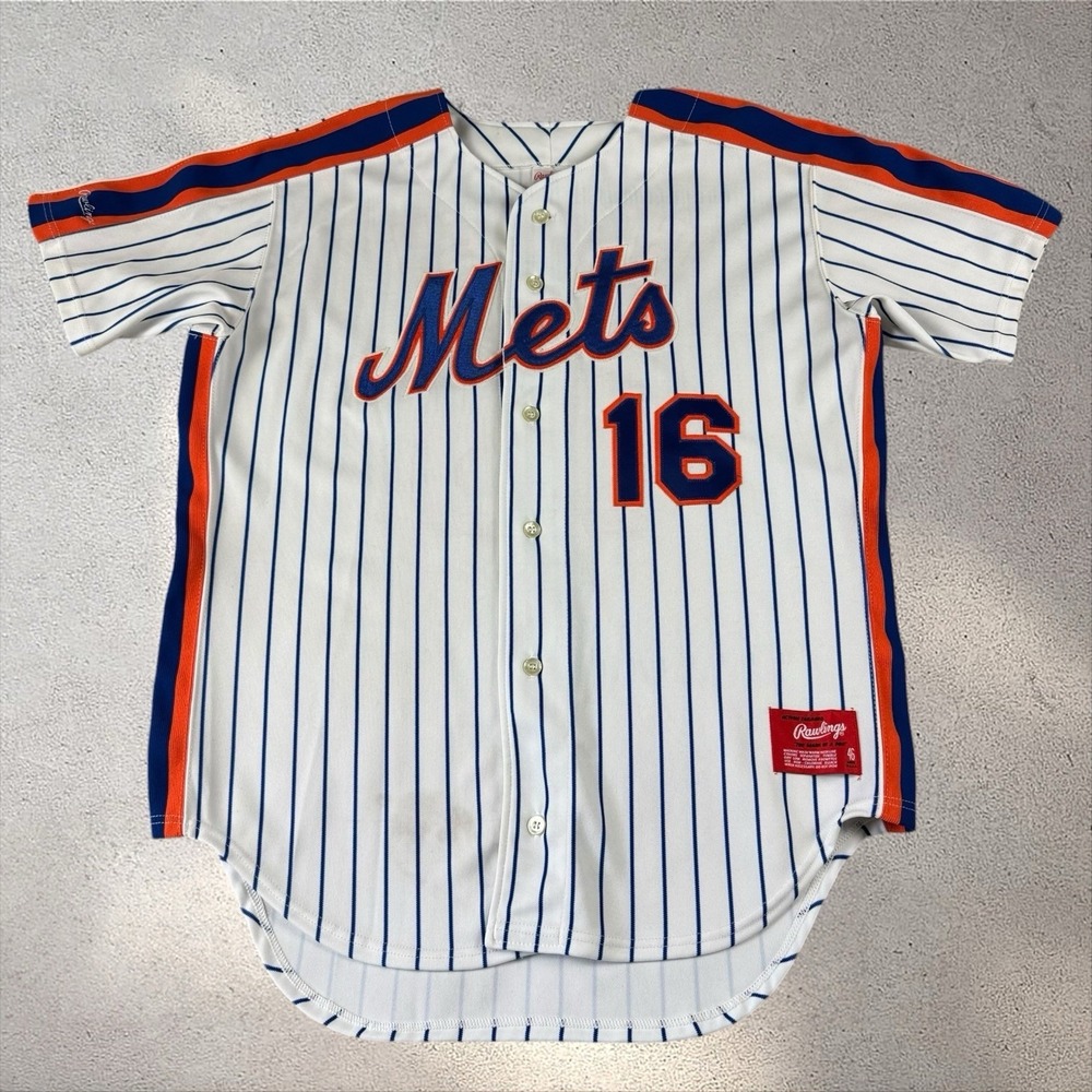 Vintage 1980s New York Mets Rawlings Jersey MLB Size 46 Dwight 'Doc'‎ Gooden #16